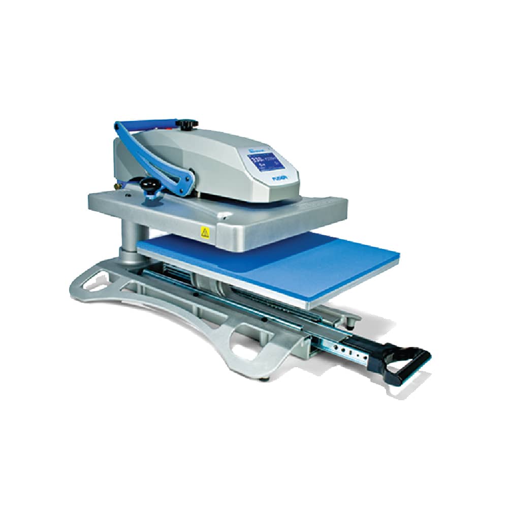 Stahls Hotronix Fusion IQ Heatpress with draw open Stahls Hotronix Fusion IQ Heatpress with draw open