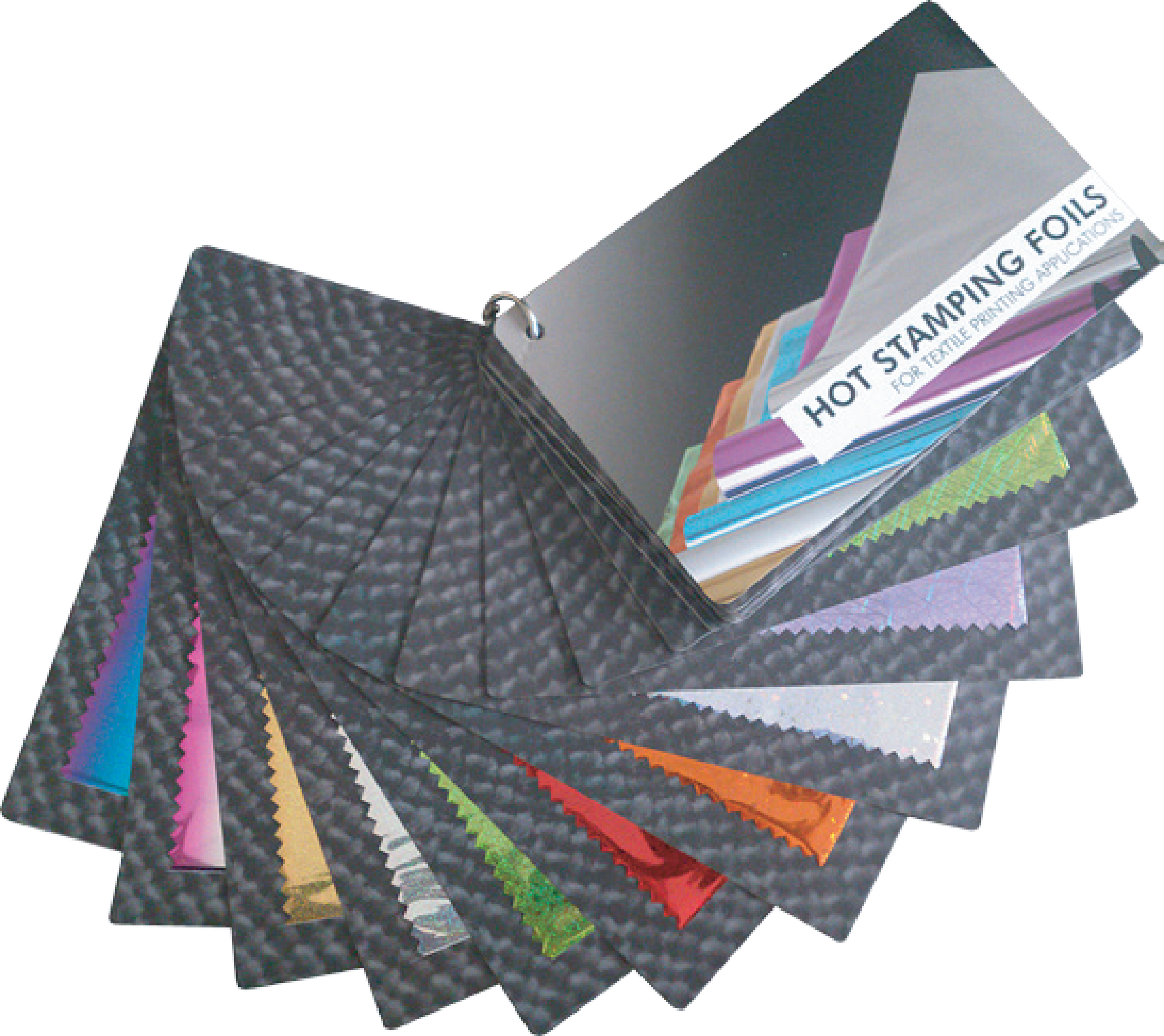 Forever Hot Stamping Foils Swatch cards on transparent background Forever Hot Stamping Foils Swatch cards on transparent background