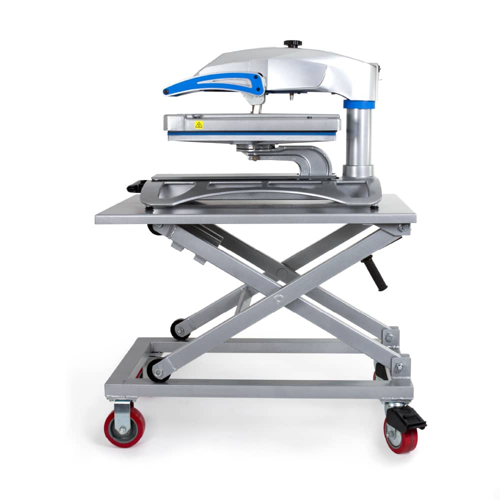 Heat Press Equipment Cart with Stahls Hotronix Fusion Heatpress Heat Press Equipment Cart with Stahls Hotronix Fusion Heatpress