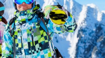 Man in ski suit for Kornit Applications Performance Man in ski suit for Kornit Applications Performance