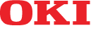 OKI PRO 8432WT White Toner Printer Logo in white with transparent background OKI PRO 8432WT White Toner Printer Logo in white with transparent background