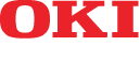 OKI PRO 9541WT White Toner Printer Logo in white with transparent background OKI PRO 9541WT White Toner Printer Logo in white with transparent background