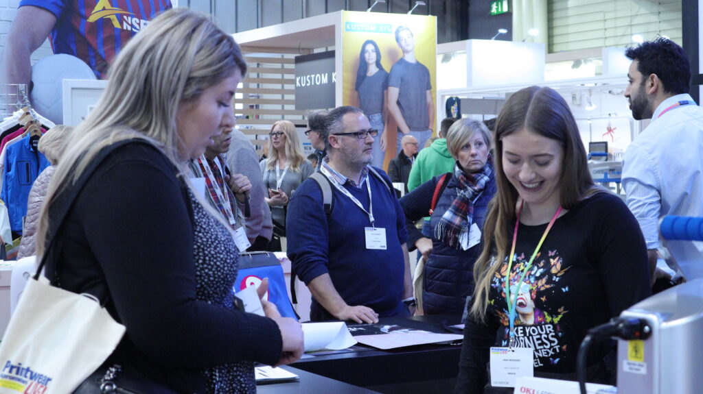 Printwear and Promotion Live Show Amaya Sales UK Stand Printwear and Promotion Live Show Amaya Sales UK Stand