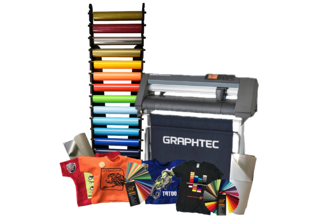 Graphtec and Sef Applications and equipment collage Graphtec and Sef Applications and equipment collage