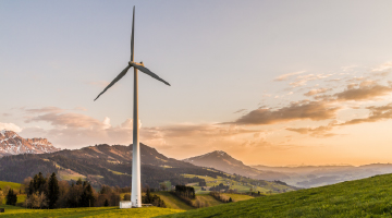 Wind Turbine on land Wind Turbine on land
