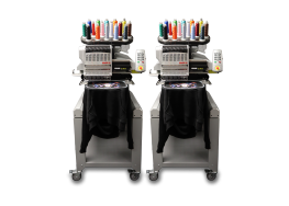 Melco EMT16X Two Head System Embroidery Machines Melco EMT16X Two Head System Embroidery Machines