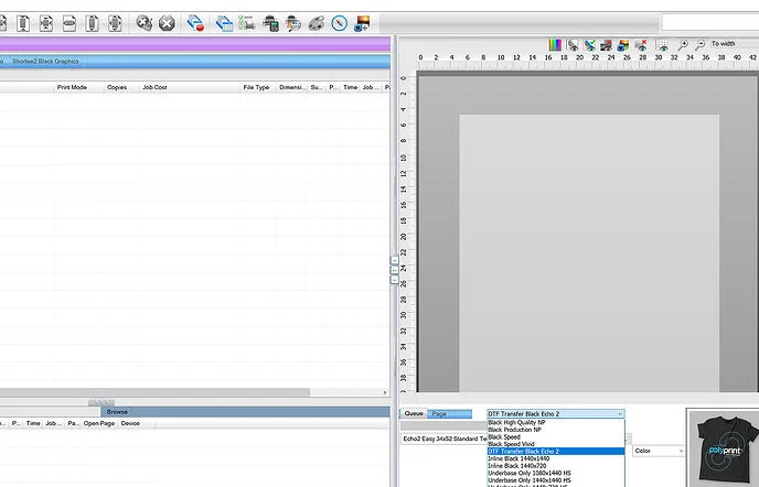 DTF Xpress Digital Factory Software Screenshot DTF Xpress Digital Factory Software Screenshot