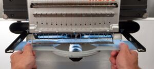Melco Attaching Hoop Arms Demonstration Melco Attaching Hoop Arms Demonstration