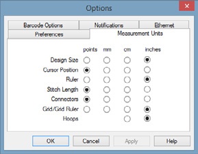 inches or centimeters screen for melco inches or centimeters screen for melco