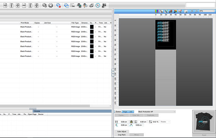 Digital factory printing multiple images steps Digital factory printing multiple images steps