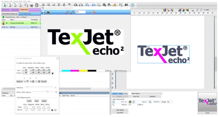 Polyprint Job Colour Replacement Screen Polyprint Job Colour Replacement Screen