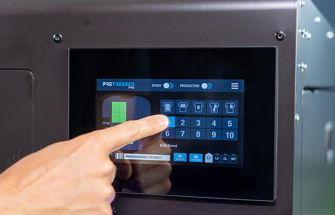 Polyprint Pretreater Pro How to select spray area Polyprint Pretreater Pro How to select spray area
