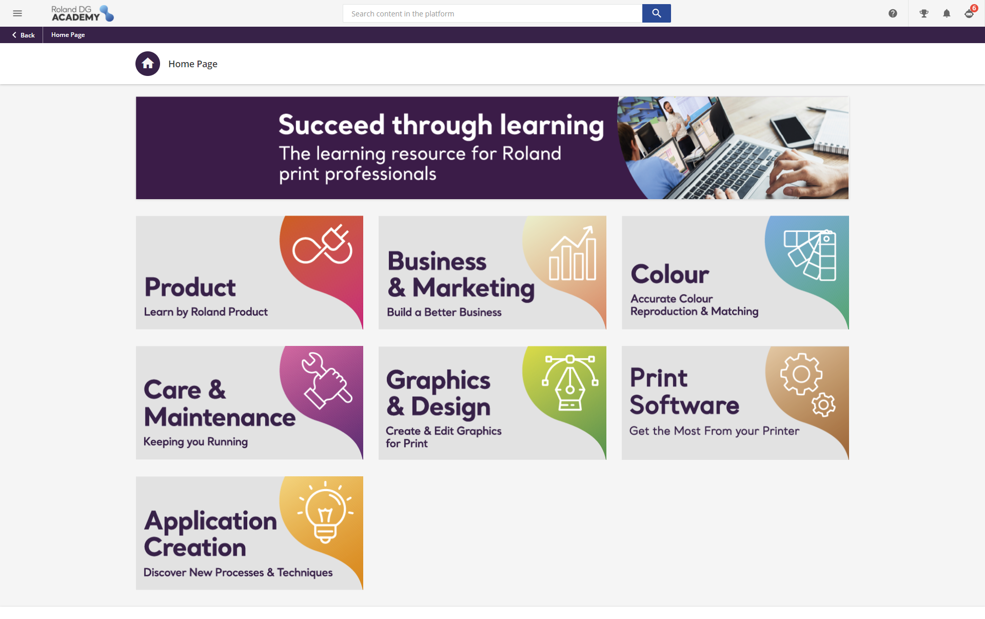Roland DG Academy Website Roland DG Academy Website