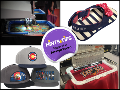 Hints & Tips Embroidery