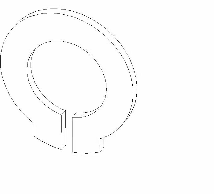 External Retaining Ring 8mm Shaft - 10454-06