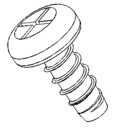 33436.jpg SCREW, THREAD-FORMING, #10-16x - 33436