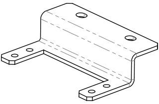 Bracket MTG Trimmer servo - 34988